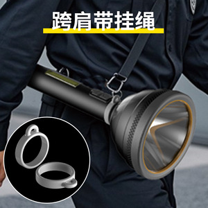 High Power <b>Flashlight</b> Aluminum Alloy <b>Rechargeable</b> Battery LED White Light Outdoor Portable Lighting - Product Image 4