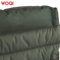 Chaise de camping moderne surdimensionnée WOQI, rembourrage confortable, matériau Mammoth, capacité de 500 lb, acier inoxydable pour meubles d'extérieur