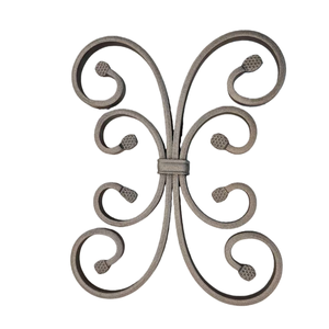 Rosaces et panneaux floraux pour clôtures d'escaliers, fenêtres et portails, intérieur et extérieur - Product Image 1