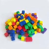 Ensemble de démarrage révolutionnaire de cubes en mousse EVA, couleurs assorties, blocs de construction collants, jouets éducatifs de puzzle, thème animaux et nature
