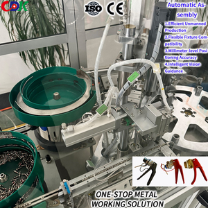 Ligne de production de montage de têtes d'extincteurs avec procédé de pressage de raccords et d'étanchéité - Product Image 2