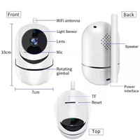Caméras de sécurité intelligentes pour la maison, 2MP PTZ, 1080P, Wifi, surveillance des animaux domestiques et des bébés, caméra IP, surveillance sans fil, caméras de suivi intelligentes