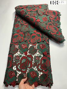 Encaje Soluble en agua suave de alta calidad, el más nuevo cordón grande de encaje Aso Ebi, tela elegante y cómoda para mujeres nigerianas - Product Image 3