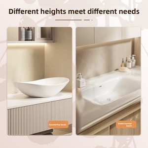 Amerikanische Moderne Messing Einloch-Küchenarmatur mit 360° Drehfunktion und Doppelgriff für Warm- und Kaltwasser in Gold - Product Image 4