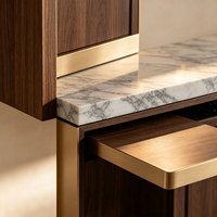 Luxuriöser Wohnzimmer-Weinschrank aus Edelstahl, Modernes Möbelstück, Hausbar-Schrank, Glas-Weinpräsentationsschrank