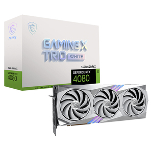 Tarjeta de Video MSI GeForce RTX 4080 16GB GAMING X TRIO BLANCA Usada, con Memoria GDDR6X, Compatible con Procesador 9 7900X3D, MSI RTX 4080 16GB GA - Product Image 1
