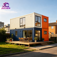 Maison conteneur démontable préfabriquée, bâtiment modulaire avec portes et fenêtres, alimentation solaire, étanche, pour chantier, école, chambre
