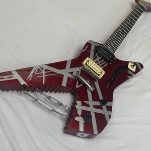 Guitarra Eléctrica Shark de Madera Maciza con Piezas Cromadas, <span class=keywords><strong>Marca</strong></span> <span class=keywords><strong>HH</strong></span>, You KnowEV. Envío Rápido: Mástil y Laterales de Arce, y Diapasón de Palisandro - Product Image 6
