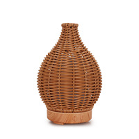 Diffuseur d'arômes créatif en forme de vase, diffuseur ultrasonique à brume froide, 100 ml, alimenté par USB, pour la décoration de salon et de la maison