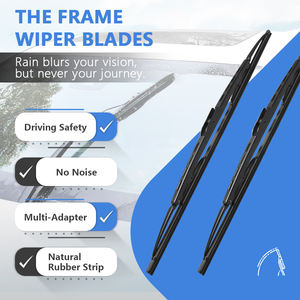 Balais d'essuie-glace WEILONG en caoutchouc naturel avec cadre métallique en acier pour une performance fluide et silencieuse - Product Image 4