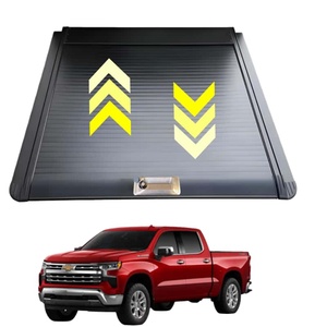 Cubierta de lona enrollable manual de aluminio sin perforación para caja de camioneta pickup, tipo persiana, para BYD Shark Silverado RAM - Impermeable - Product Image 4