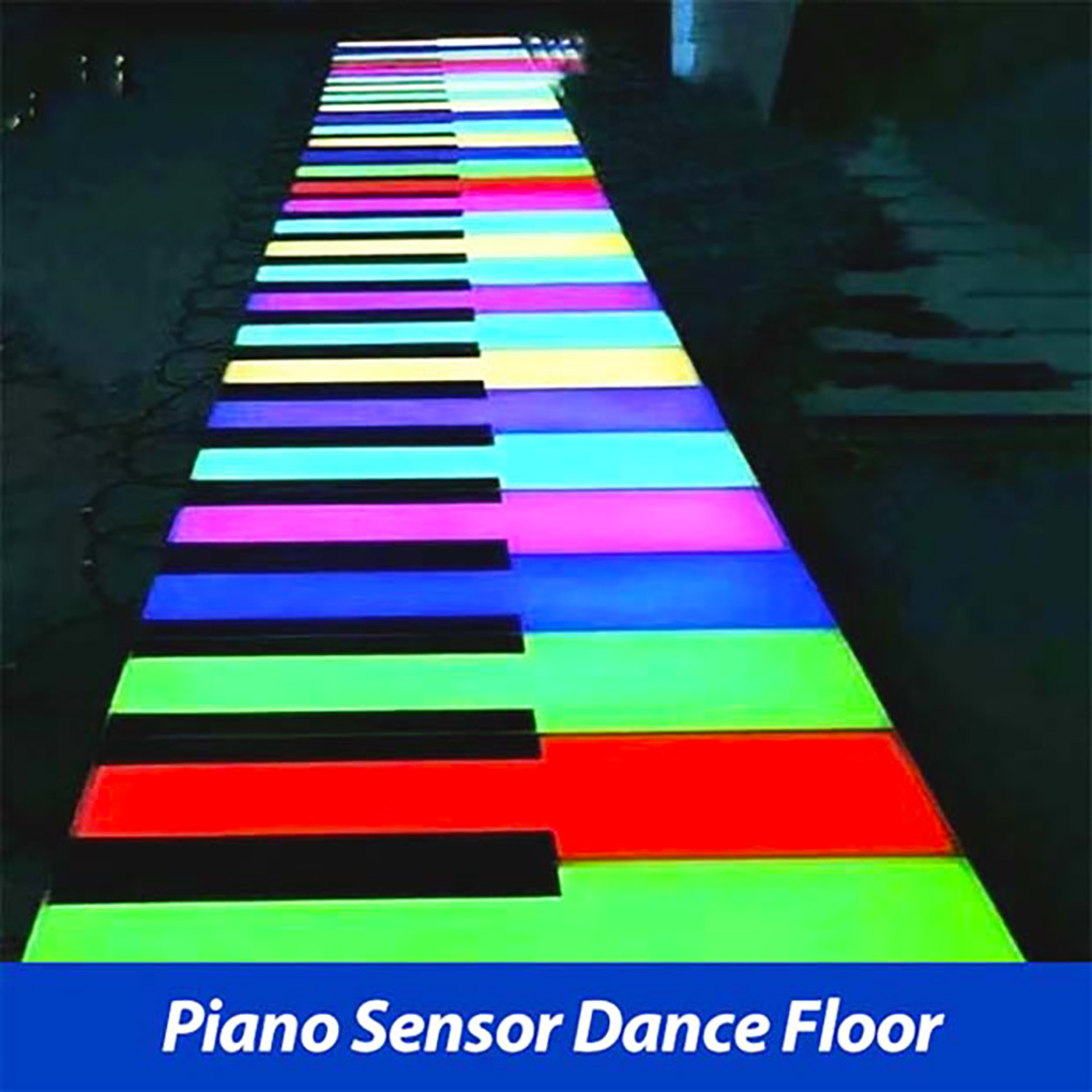 2025 Best Choice RGB Moving LED Dance Floor with Fill Light Lamp for DJ Parties Weddings & Clubs