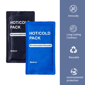 Tái sử dụng gel Ice Pack tùy chỉnh kích thước Logo Bán buôn túi nước đá giảm đau Hot & lạnh nén - Product Image 3