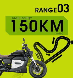Motocycle vitesse maximale 125 Km/H Electrica Ebike Scooter longue portée 150Km ABS système de freinage vélo électrique moto - Product Image 4