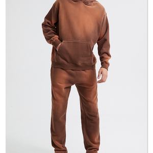 Sudadera con Capucha Vintage de Felpa Francesa 100% Algodón de Alta Calidad, Diseño Personalizado con Lavado Monkey, Sudadera con Capucha con Lavado Ácido Desgastado para Hombre, Otoño - Product Image 5