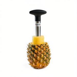 Éplucheur d'ananas Myrva en acier inoxydable, outil manuel pour fruits, facile à nettoyer, lavage à la main uniquement - Product Image 1