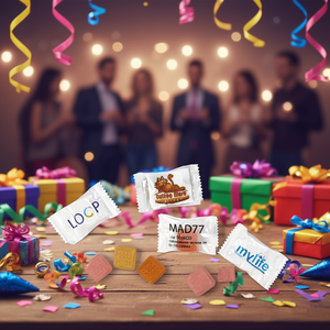 Bonbons en boucle Loop Candy Ravioli, friandises promotionnelles pour événements et cadeaux - Product Image 3