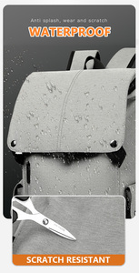 Custom Stylish Nylon School Backpack Bags Mochilas Escolare Daily Travel Business Custom Logo Student Laptop Backpack - Product Image 4