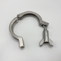 Collier de serrage sanitaire robuste à une goupille type fusée 50.5 en acier inoxydable SS201 304 316 pour raccord de tuyauterie Tri-Clover