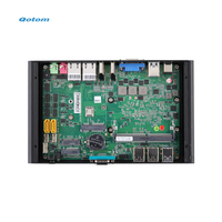 Qotom OEM Boîte Industrielle Ordinateur i5 Mini PC mince petite taille WIFI HD VGA LAN PC Sans Ventilateur Avec support VESA