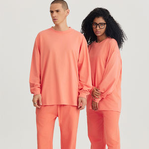 <span class=keywords><strong>Camiseta</strong></span> deportiva lisa de punto transpirable con cuello redondo de algodón 100% para <span class=keywords><strong>hombre</strong></span>, <span class=keywords><strong>camiseta</strong></span> de talla grande con estampado a cuadros de piedra, manga larga, logotipo informal, deportes de isla - Product Image 3