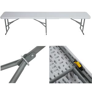 Vente en gros Offre Spéciale événement pliant portable pliable en deux table et chaise ensemble 6ft - Product Image 6
