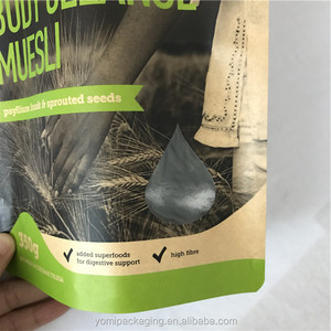Bolsas de Embalaje de Alimentos Personalizadas al por Mayor, Varios Tamaños, a Prueba de Olores, de Papel de Aluminio Resellables, con <span class=keywords><strong>Ventana</strong></span> Ovalada - Product Image 5