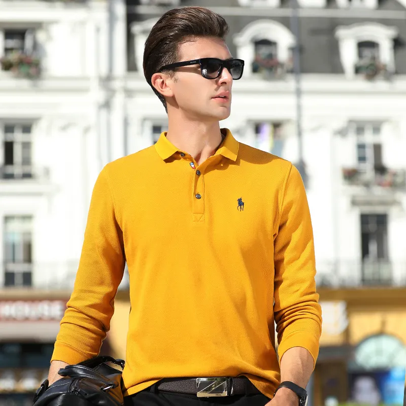 Premium pamuk erkek Polo T shirt özel logo tasarım dijital baskı nakış homme erkek pamuk golf spor polo tişört