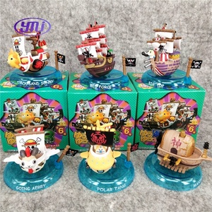 Set di 6 Statuette Anime di Navi Pirata One Piece, Thousand Sunny, Going Merry, Figure in PVC, Regalo in Scatola Misteriosa - Product Image 1