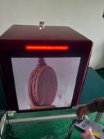 500*500*500mm boîte de livraison de moto boîtes arrière de lumière LED boîtes de livraison de LED de nourriture à emporter