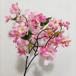 ดอกไม้เชอร์รี่ผ้าไหมเกรด Top ดอกไม้ประดิษฐ์ตกแต่งงานแต่งงาน Faux ดอกไม้เชอร์รี่<span class=keywords><strong>สาขา</strong></span>ดอกไม้ประดิษฐ์ - Product Image 3