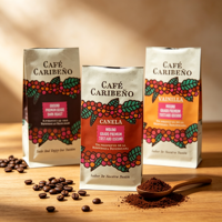 Sacs en plastique métallisés personnalisés pour l'emballage de café en grains et en poudre, et sachets pour snacks, à prix avantageux, vente en gros