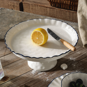 Nuevos Productos <span class=keywords><strong>de</strong></span> Alta Calidad, Juego <span class=keywords><strong>de</strong></span> Platos y Tazones <span class=keywords><strong>de</strong></span> Porcelana China, Taza <span class=keywords><strong>de</strong></span> Café, Tetera, Juego <span class=keywords><strong>de</strong></span> Vajilla <span class=keywords><strong>de</strong></span> Cerámica Blanca para Bodas con Borde Azul - Product Image 6