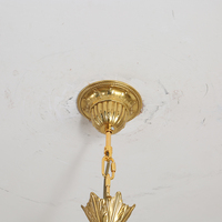 Lustre linéaire moderne en laiton massif de style baroque français, 2 lumières, avec pampilles en cristal K9, LED 2700K, pour salle, cuisine, îlot, salle à manger