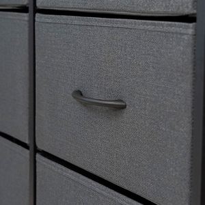 Commode autoportante moderne en tissu pour salon, durable, avec panneaux en MDF et acier inoxydable, en pin, disponible en plusieurs couleurs – Fournisseur en gros - Product Image 5