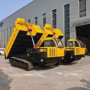 Plateforme de transport électrique à chenilles en caoutchouc avec châssis à chenilles et batteries de moteur CC 24V 48V - Product Image 6
