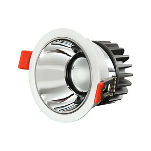 Haute qualité Dimmable encastré LED Downlight rond en aluminium rondelle murale Spot Light or Chrome luminaire réfléchissant pour hôtels - Product Image 3