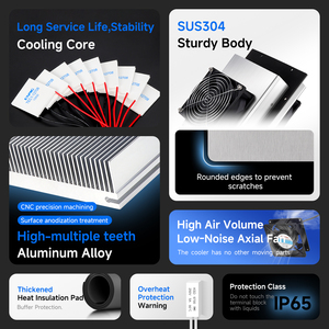 Armoire de commande ENMG Réfrigération et climatisation HETA Pad Refroidisseur thermoélectrique Armoire industrielle Dispositif de refroidissement - Product Image 5