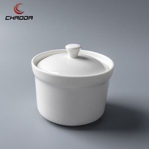 Soupe en céramique pour restaurant, 4 pièces, bol rond de 4 pouces avec couvercle, cuiseur à vapeur, meilleurs Pots à soupe, fait-tout en céramique - Product Image 4