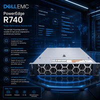 Serveur d'entreprise 2U en rack reconditionné de haute performance, classé parmi les meilleurs, pour la série PowerEdge R740, processeur 2,4 GHz, en stock