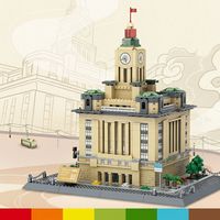Precise-Fit 1243 Piezas, Bloques de Construcción de Plástico, Estructuras Icónicas, Edificios Históricos, Modelo de Construcción de Bloques Grandes para Adultos, Juguete de Bricolaje