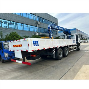 รถบรรทุกติดเครน Shacman 6x4 12 ตัน แบบแขนตรง พร้อมบูมไฮดรอลิกแบบยืดหดได้ - Product Image 5