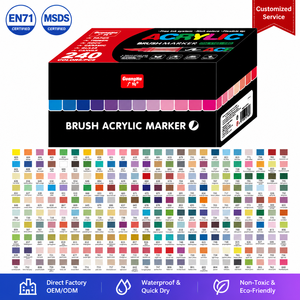 Lot de 240 marqueurs acryliques liquides Guangna – Pack en gros pour salle de classe – Stylos de <span class=keywords><strong>peinture</strong></span> acrylique en gros - Product Image 1
