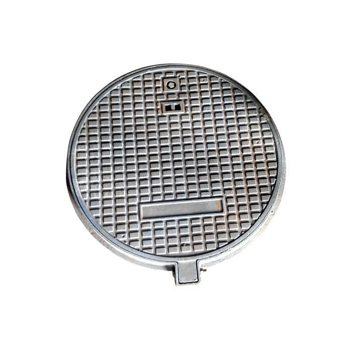500mm round recessed double seal cast iron manhole cover for rain drain