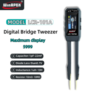 Testeur LCR intelligent WinAPEX LCR-101A, pince numérique pour mesurer la capacité, la diode, l'inductance et la résistance, précision de classe 0,5