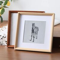 Cadre photo de bureau moderne et élégant, bois naturel et acrylique, logo d'entreprise personnalisé, fournisseur de cadeaux d'entreprise et d'articles promotionnels