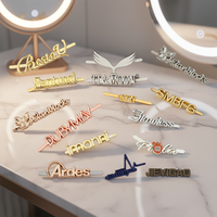 Etiquettes fantaisie personnalisées en métal gaufré pièces et accessoires spéciaux pour sac à main en alliage de zinc pour sac à main étiquette avec logo en métal marque personnalisée