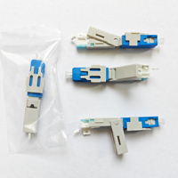 Conector de Fibra Óptica SC UPC de Conexión Rápida GMF, Conector Rápido de Fibra Óptica para Cable de Bajada FTTH