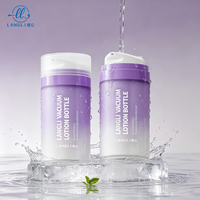 Pot en acrylique de luxe avec pompe airless 15g 30g 50g 100g 150g pour crème et lotion de soin, idéal pour poudre libre et crème contour des yeux