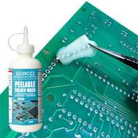 Colle de masquage temporaire à séchage rapide, formule à forte adhérence pour la protection des surfaces de soudure de circuits imprimés, 250 ml, colle de masquage de soudure pelable